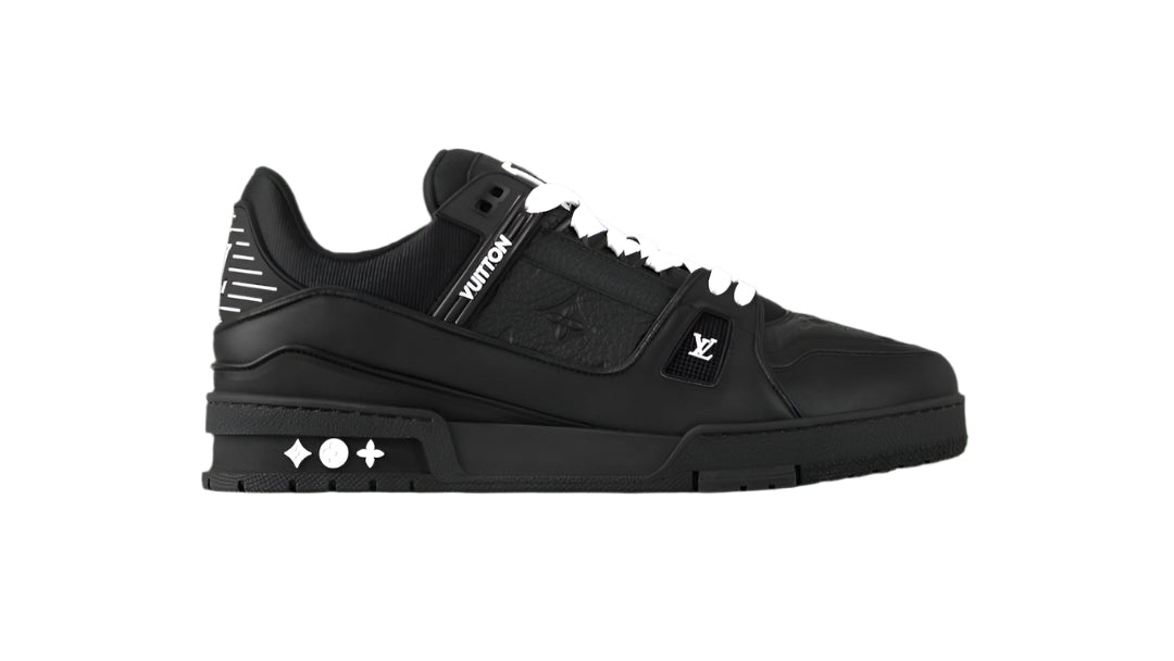 Louis Vuitton Trainer Black Embossed Monogram